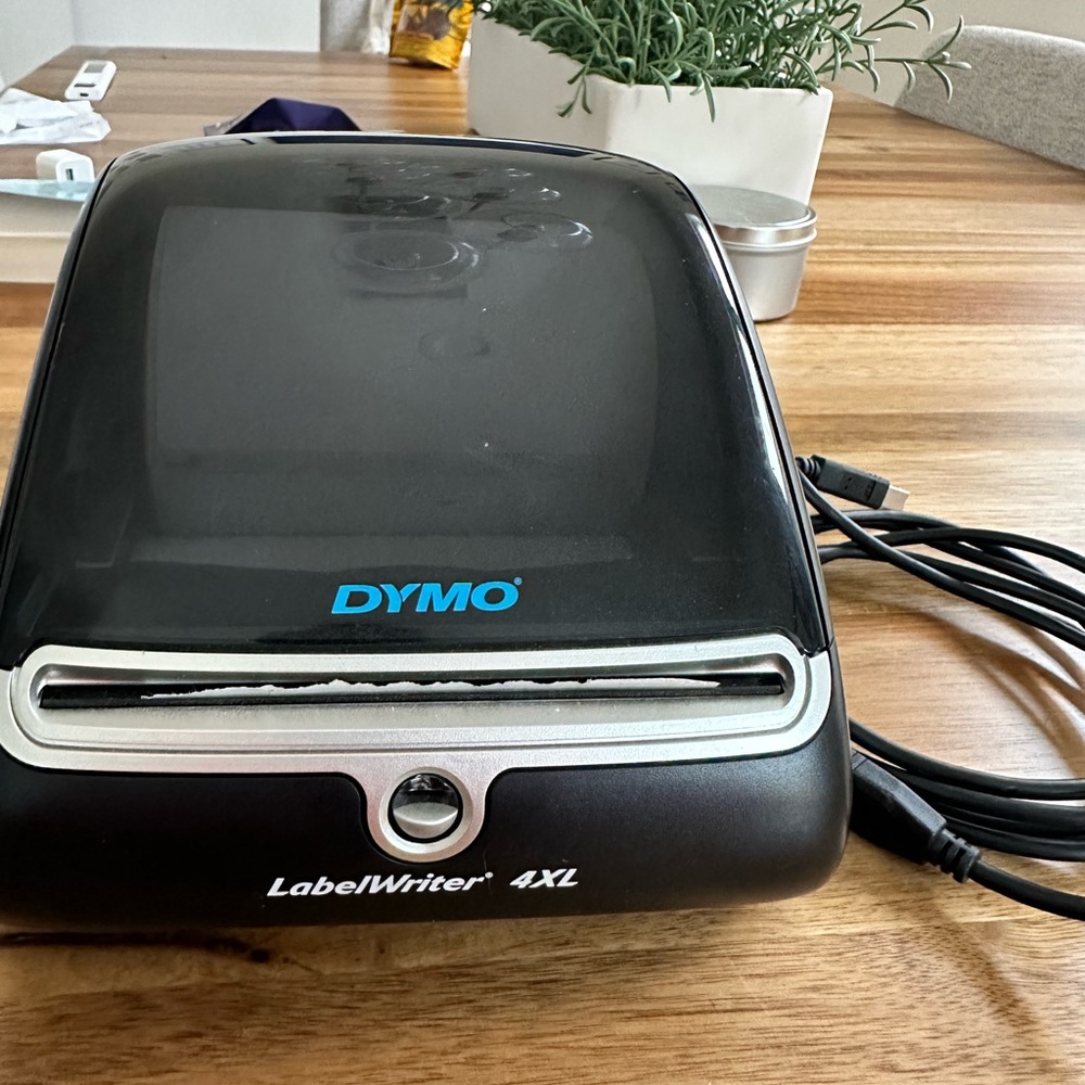 Dymo LabelWriter 4XL Thermal Label Printer - Black 1738542 With Labels
